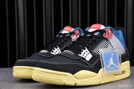 Retro 4 Off Jordan DC9533-001 DC9533-001 Union AIR Noir 0725